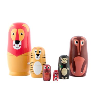 Northix Lesene živali matrjoške