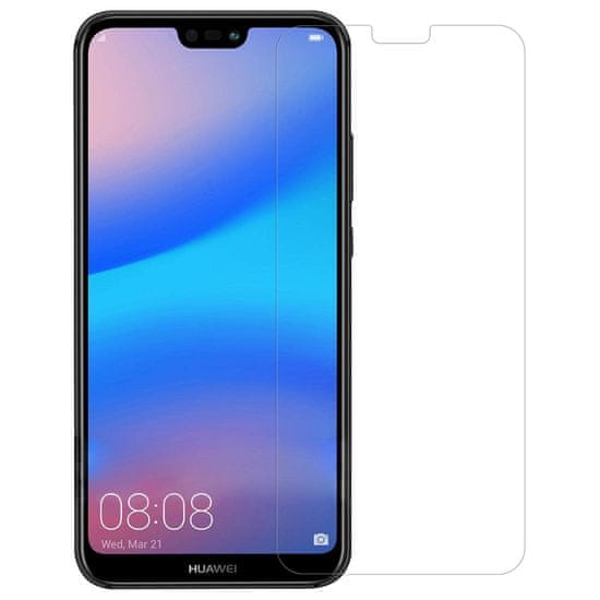 Northix Zaščitno steklo za Huawei P20 Lite - ukrivljeno prileganje