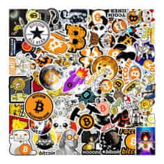 Northix Paket nalepk - Bitcoin 