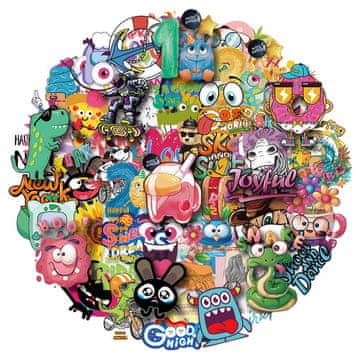 Northix Paket nalepk - sijoča mešanica