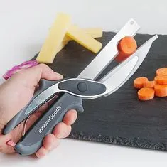 Northix Nož-škarje z desko za rezanje 