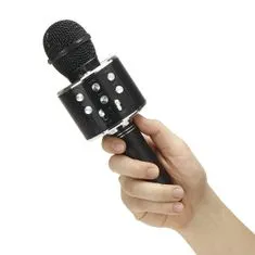 Northix KTV - brezžični karaoke mikrofon - črn 