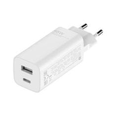 Xiaomi mi travel charger gan 65w usb / usb type c polnilec bel (bhr5515gl)