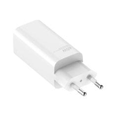 Xiaomi mi travel charger gan 65w usb / usb type c polnilec bel (bhr5515gl)