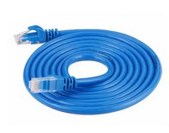 Northix 200 cm Cat5e 1000 Mbps Ethernet/omrežni kabel - moder 