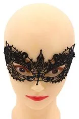 Northix Črna maska za oči - glamurozna in čutna 