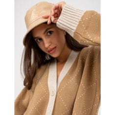 RUE PARIS Ženski oversize pulover z rjavim vzorcem RUE PARIS LC-SW-0258.03P_389968 Univerzalni