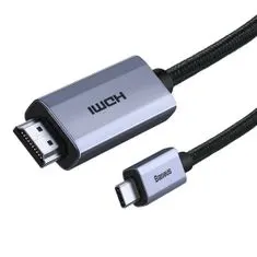 BASEUS High Definition kabel USB-C / HDMI 2.0 4K 60Hz 1m, črna