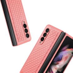 Dux Ducis Venice usnje ovitek za Samsung Galaxy Z Fold 3, rdeča