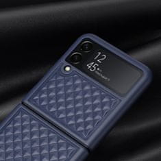 Dux Ducis Venice usnje ovitek za Samsung Galaxy Z Flip 3, modro