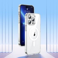 Joyroom Magnetic MagSafe ovitek za iPhone 14 Plus, prozoren