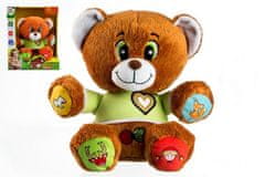 Teddies Vojtík Bear Češki govoreči pliš 30cm na baterije 25x30cm v škatli 12m+