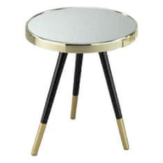 DKD Home Decor Stranska mizica DKD Home Decor Mirror Golden Steel (42,5 x 42,5 x 48 cm)