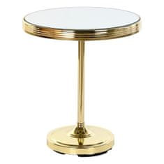 DKD Home Decor Stranska mizica DKD Home Decor Mirror Golden Brass (42,5 x 42,5 x 49 cm)