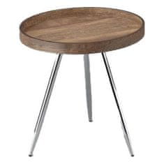 DKD Home Decor Stranska mizica DKD Home Decor Jeklo MDF Les (45,8 x 45,8 x 47,5 cm)
