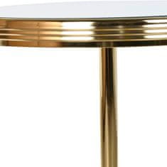 DKD Home Decor Stranska mizica DKD Home Decor Mirror Golden Brass (42,5 x 42,5 x 49 cm)