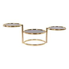 DKD Home Decor Stranska mizica DKD Home Decor Crystal Golden Steel (58 x 50 x 43 cm)