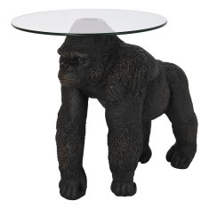 DKD Home Decor Stranska mizica DKD Home Decor Gorilla Crystal Magnezij (75 x 45 x 57 cm)