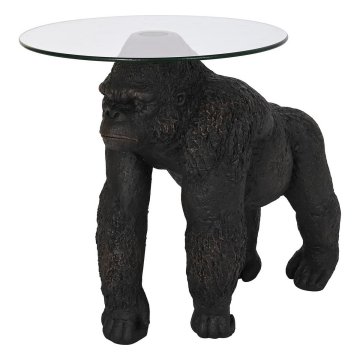 DKD Home Decor Stranska mizica DKD Home Decor Gorilla Crystal Magnezij (75 x 45 x 57 cm)