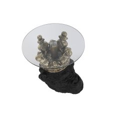 DKD Home Decor Stranska mizica DKD Home Decor Monkey Crystal Magnesium (40 x 44 x 50 cm)