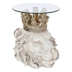 DKD Home Decor Stranska mizica DKD Home Decor Lion Fibreglass 45 x 44 x 47,5 cm