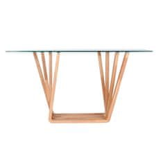 DKD Home Decor Konzola DKD Home Decor Crystal Brown Transparent oreh (145 x 45 x 75 cm)