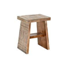 DKD Home Decor Stranska mizica DKD Home Decor Bela Naravna 40 x 30 x 50 cm 41 x 30,5 x 50 cm