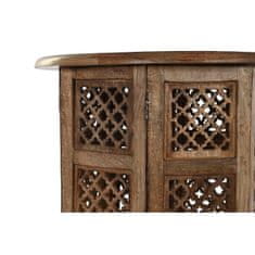 DKD Home Decor Stranska mizica DKD Home Decor Rjava Mango les 54 x 54 x 53 cm