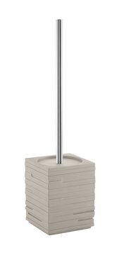 Gedy Stojalo za WC ščetko QUADROTTO, samostoječe, tortora barva, poliresin