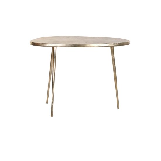 DKD Home Decor Stranska mizica DKD Home Decor Golden Aluminium (72 x 36 x 52 cm)
