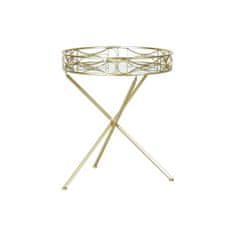 DKD Home Decor Stranska mizica DKD Home Decor Mirror Golden Metal (48,5 x 48,5 x 58,5 cm)