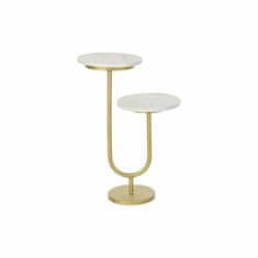 DKD Home Decor Stranska mizica DKD Home Decor Golden Metal Marble 45 x 27 x 63 cm