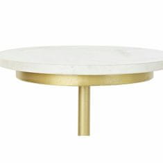 DKD Home Decor Stranska mizica DKD Home Decor Golden Metal Marble 45 x 27 x 63 cm