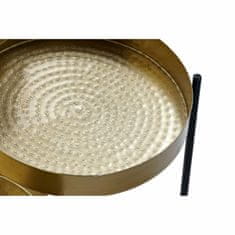 DKD Home Decor Stranska mizica DKD Home Decor Black Golden Steel (57 x 40 x 47 cm)