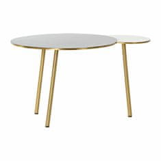 DKD Home Decor Stranska mizica DKD Home Decor Black Golden Aluminium White (67 x 50 x 37 cm)