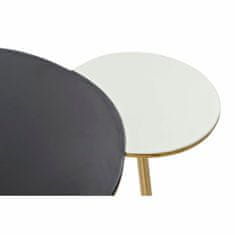 DKD Home Decor Stranska mizica DKD Home Decor Black Golden Aluminium White (67 x 50 x 37 cm)