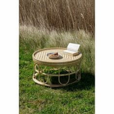 DKD Home Decor Stranska mizica DKD Home Decor Naravni les Bambus 70 x 70 x 36 cm