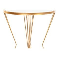 DKD Home Decor Stranska mizica DKD Home Decor Golden Metal Mirror 40 x 40 x 55 cm