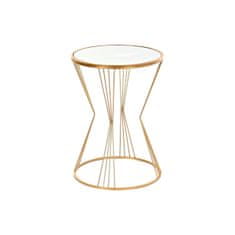 DKD Home Decor Stranska mizica DKD Home Decor Golden Metal Mirror 40 x 40 x 55 cm