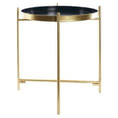 DKD Home Decor Stranska mizica DKD Home Decor Golden Metal Navy Blue (40 x 40 x 50 cm)