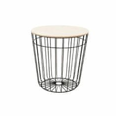 DKD Home Decor Stranska mizica DKD Home Decor Črno železo MDF les (39 x 40,5 x 40,5 cm)