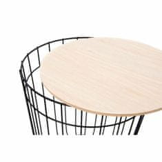 DKD Home Decor Stranska mizica DKD Home Decor Črno železo MDF les (39 x 40,5 x 40,5 cm)