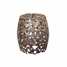 DKD Home Decor Stranska mizica DKD Home Decor Bakreni aluminij List rastline (40 x 40 x 45 cm)