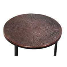 DKD Home Decor Komplet 3 majhnih mizic DKD Home Decor Black Copper Golden 44 x 44 x 61 cm