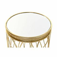 DKD Home Decor Komplet 2 majhnih mizic DKD Home Decor Golden 40 x 40 x 54 cm