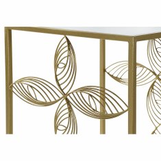 DKD Home Decor Stranska mizica DKD Home Decor Zrcalo Flower Golden Metal (38 x 38 x 59,5 cm)