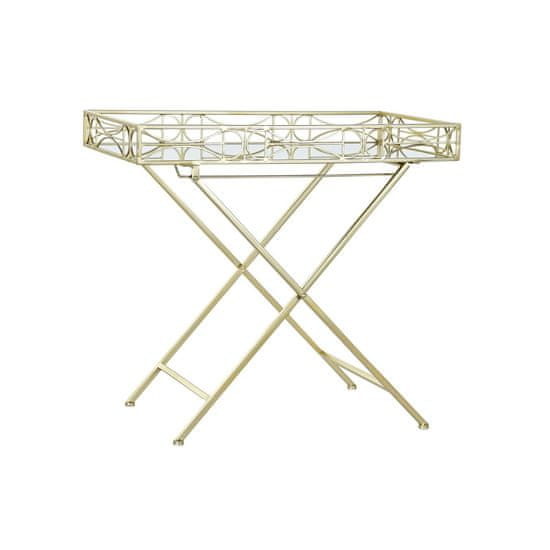 DKD Home Decor Stranska mizica DKD Home Decor Mirror Golden Metal (69 x 37 x 63,5 cm)