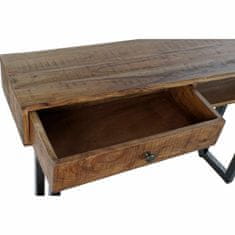 DKD Home Decor Konzola DKD Home Decor Rjava črna kovina Mango les 118 x 30 x 76 cm