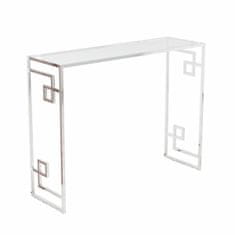 DKD Home Decor Konzola DKD Home Decor Crystal Silver Metal 120 x 40 x 78 cm