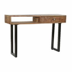 DKD Home Decor Konzola DKD Home Decor Rjava črna kovina Mango les 118 x 30 x 76 cm